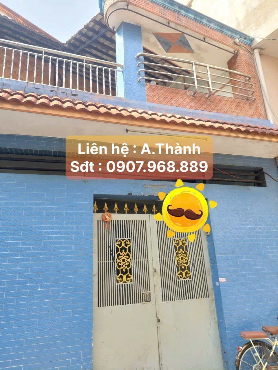 Cho thuê nhà 1 lầu đường Gia Phú, Quận 6, 5x12m, 10 triệu/tháng