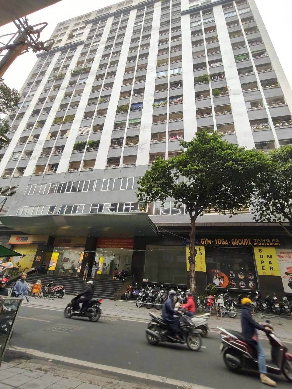 Sàn TM 912m2 Đống Đa, 2 mặt phố Nguyễn Lương Bằng, 55 tỷ, dòng tiền 250tr/tháng