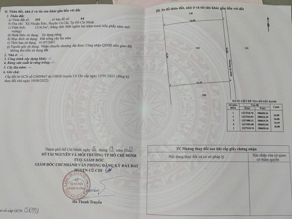 Cơ hội sở hữu đất vườn đẹp giá tốt khó tìm